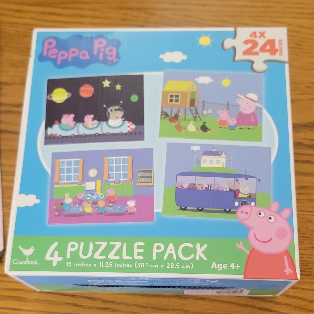 Peppa Pig Puzzle Pack - Light Blue & Green Box Artwork